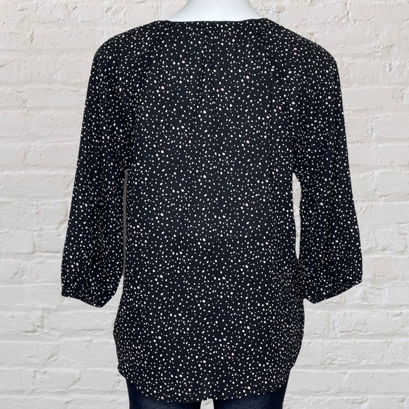 Papermoon black with dots blouse, medium - Picture 5 of 7